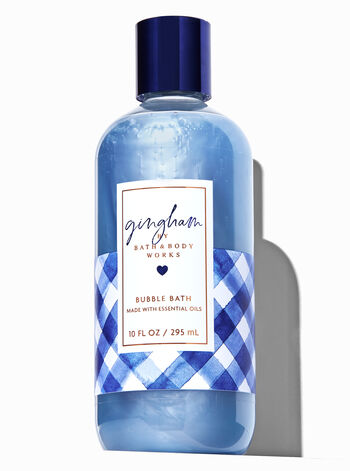 Gingham Body Wash & Shower Gel Bubble Bath