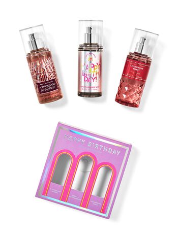 Happy Birthday Fine Fragrance Mist Trio Mini Gift Box Set Mini Gift Box Set