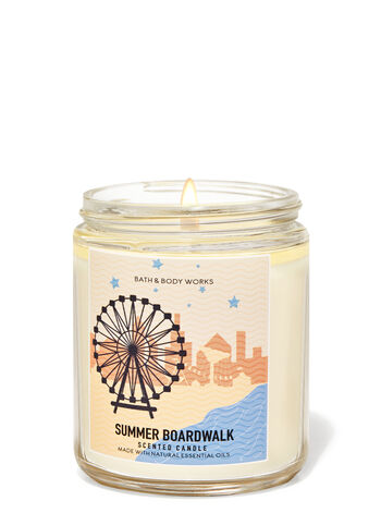 Summer Boardwalk Single Wick Candle Single Wick Candle