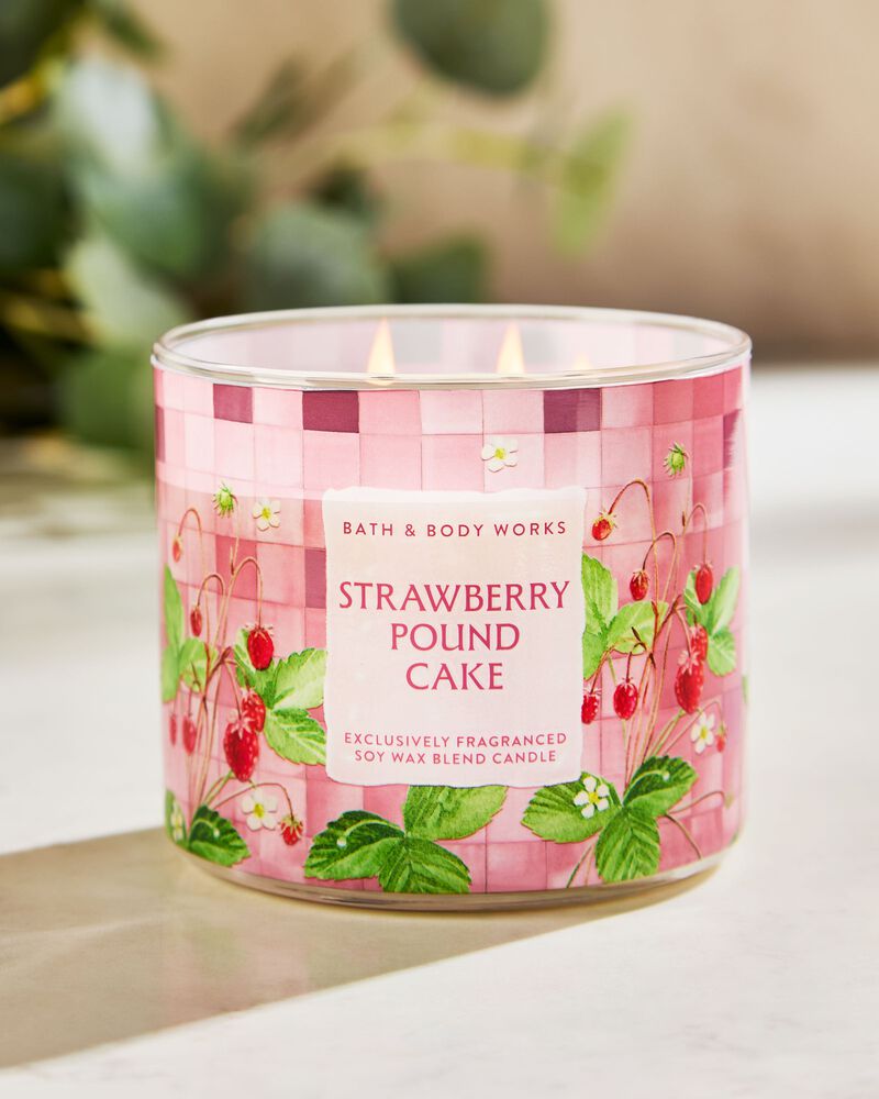 Strawberry Pound Cake 3-Wick Candle 3-Wick Candle