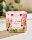 Strawberry Pound Cake 3-Wick Candle image number null
