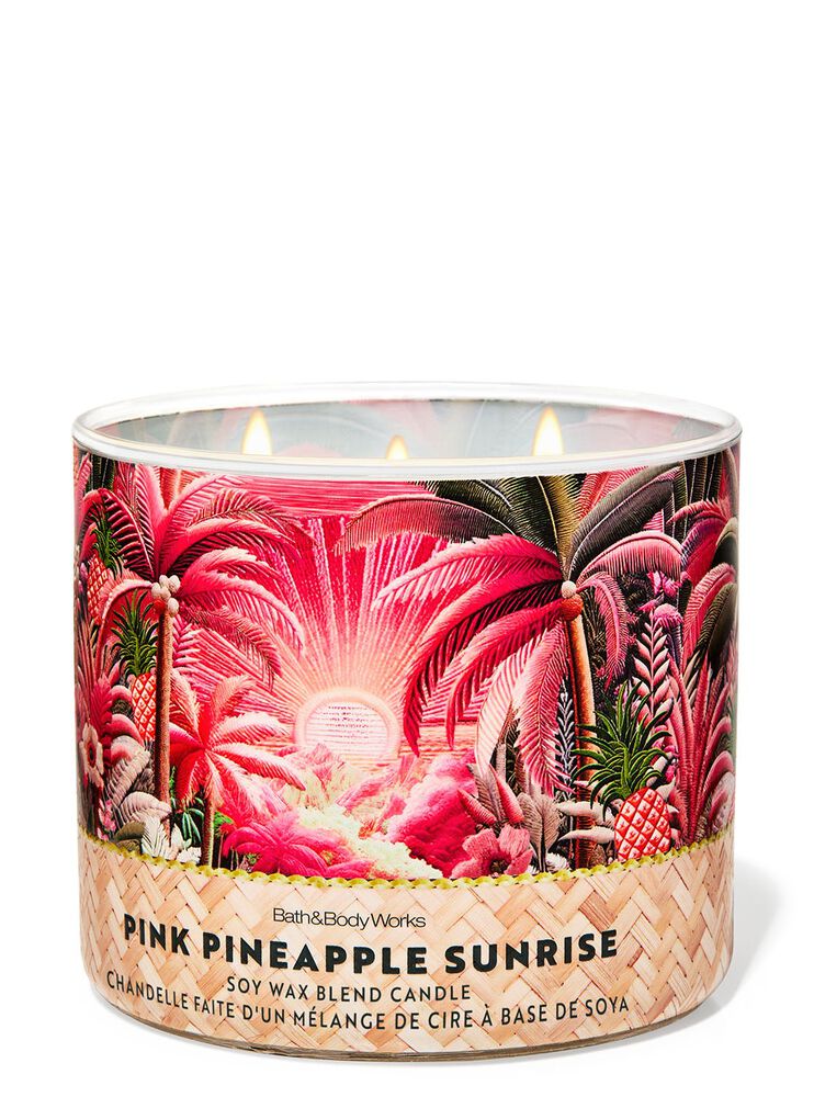 Pink Pineapple Sunrise 3-Wick Candle 3-Wick Candle
