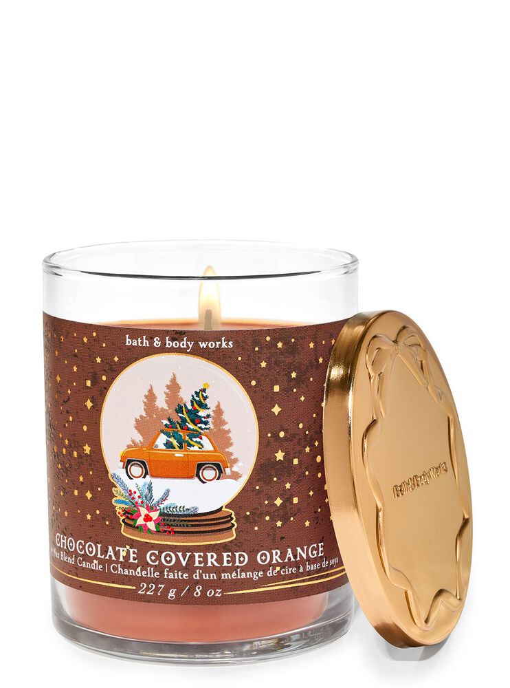 Chocolate Covered Orange Single Wick Candle Single Wick Candle