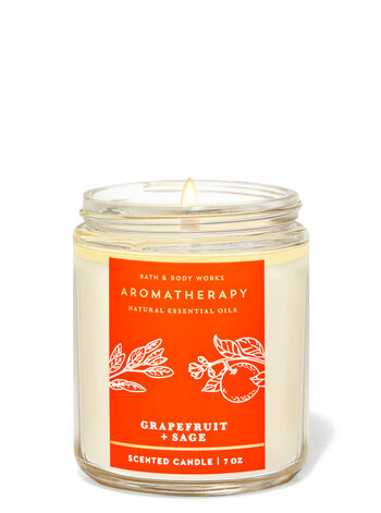 Grapefruit Sage Single Wick Candle Single Wick Candle