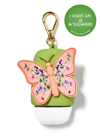Light-up Pink Floral Butterfly PocketBac Holder PocketBac Holder