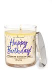 Sprinkled Birthday Cake Signature Single Wick Candle image number null