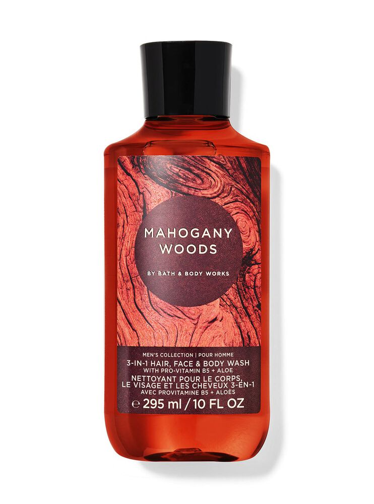 Mahogany Woods 3-in-1 Hair, Face & Body Wash 3-in-1 Hair, Face & Body Wash