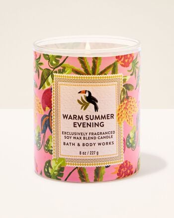 Warm Summer Evening Single Wick Candle Single Wick Candle