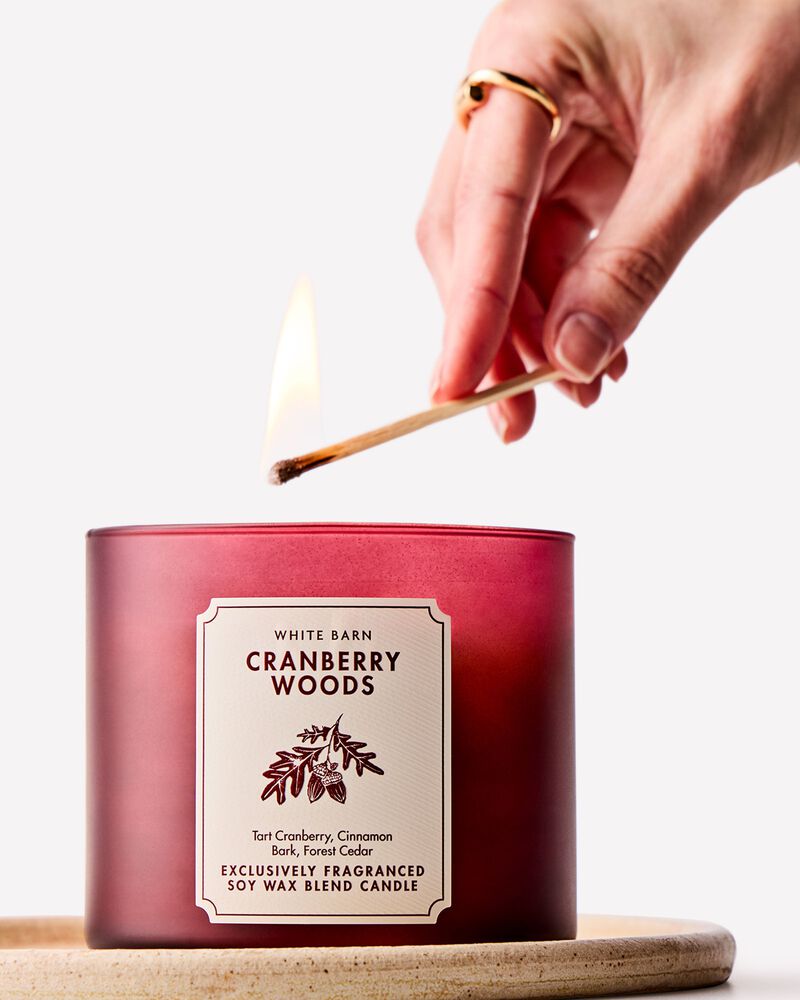 Cranberry Woods 3-Wick Candle 3-Wick Candle