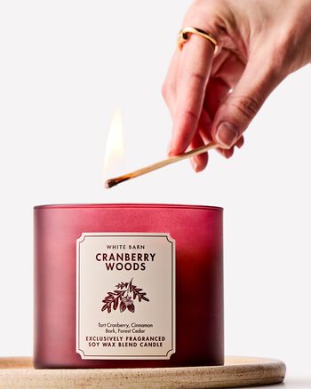 Cranberry Woods 3-Wick Candle 3-Wick Candle