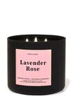 Lavender Rose 3-Wick Candle image number null