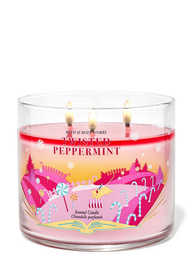 Twisted Peppermint 3-Wick Candle 3-Wick Candle