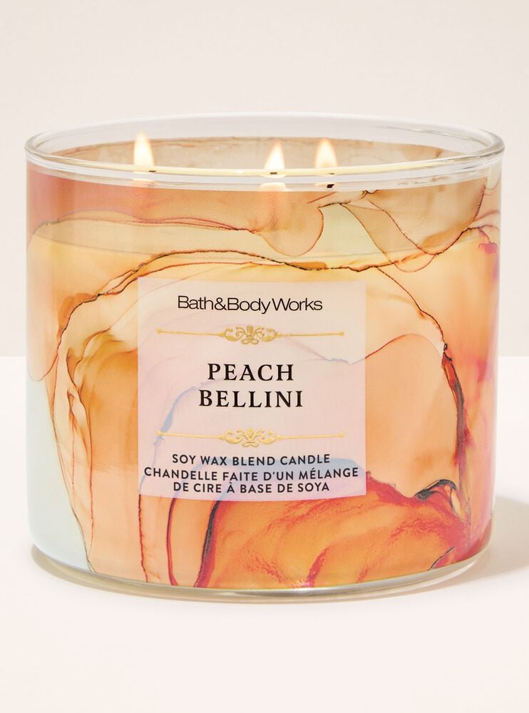 Peach Bellini 3-Wick Candle 3-Wick Candle