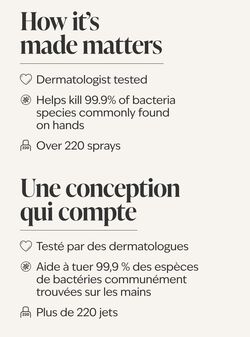 Fresh Rainfall Hand Sanitizer Spray