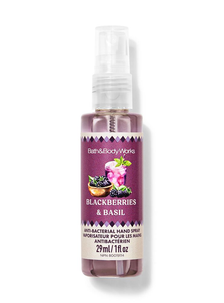 Blackberries & Basil Hand Sanitizer Spray Hand Sanitizer Spray