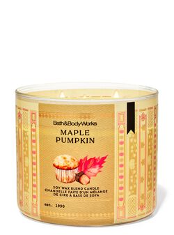 Maple Pumpkin 3-Wick Candle