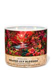 Orange Lily Blossom 3-Wick Candle image number null