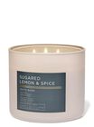 Sugared Lemon & Spice 3-Wick Candle image number null