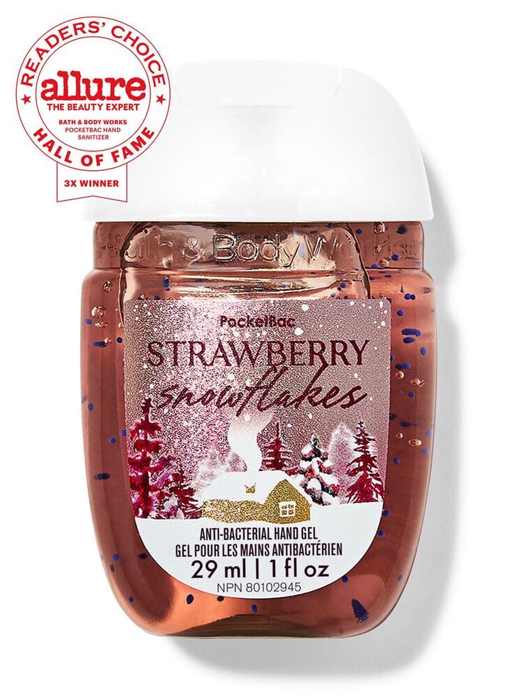 Strawberry Snowflakes PocketBac Hand Sanitizer PocketBac Hand Sanitizer