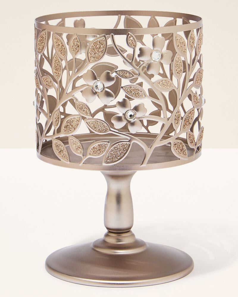 Dogwood Pedestal 3-Wick Candle Holder 3-Wick Candle Holder