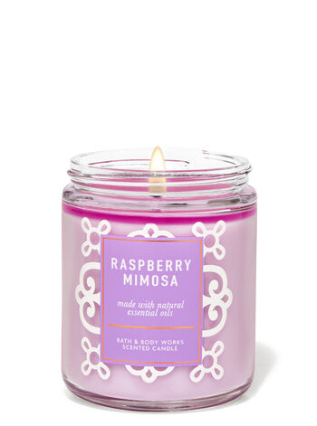 Raspberry Mimosa Single Wick Candle Single Wick Candle