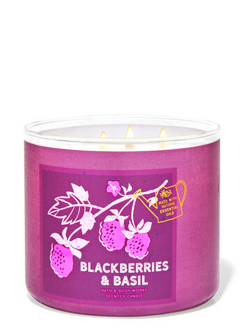 Blackberries & Basil 3-Wick Candle 3-Wick Candle