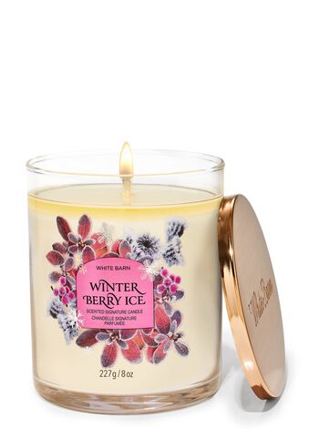 Winterberry Ice Signature Single Wick Candle Signature Single Wick Candle