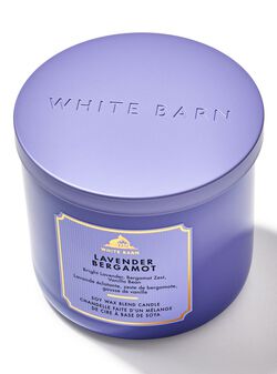 Lavender Bergamot 3-Wick Candle image number null