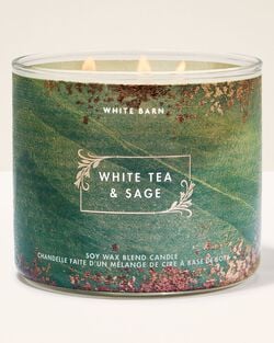 White Tea & Sage 3-Wick Candle image number null