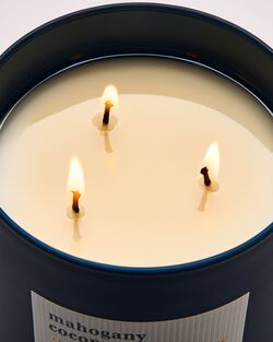 Mahogany Coconut 3-Wick Candle image number null