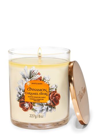Cinnamon Caramel Swirl Signature Single Wick Candle Single Wick Candle