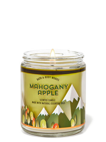 Mahogany Apple Single Wick Candle Single Wick Candle