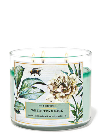White Tea & Sage 3-Wick Candle 3-Wick Candle