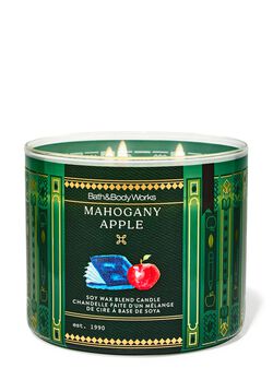 Mahogany Apple 3-Wick Candle