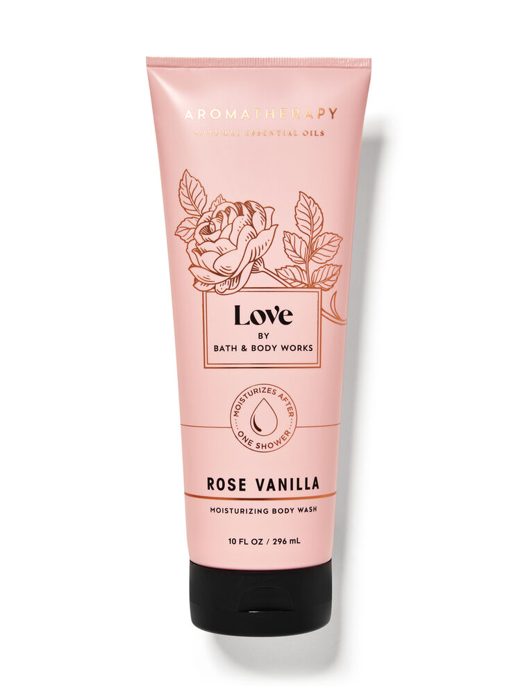 Rose Vanilla Body Wash & Shower Gel Moisturizing Body Wash