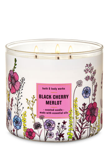 Black Cherry Merlot 3-Wick Candle 3-Wick Candle