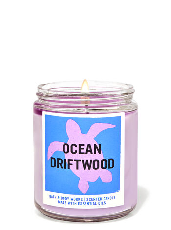 Ocean Driftwood Single Wick Candle Single Wick Candle