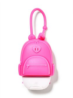 Pink Heart Backpack PocketBac Holder