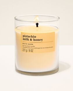 Pistachio Milk & Honey Single Wick Candle image number null