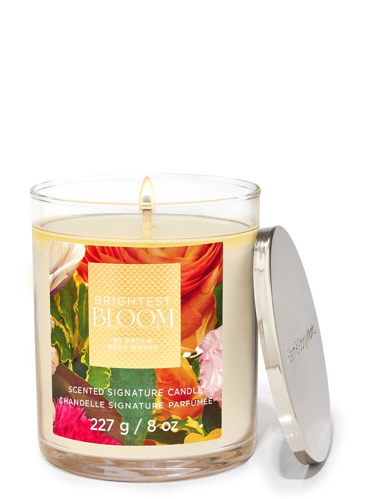 Brightest Bloom Signature Single Wick Candle Single Wick Candle