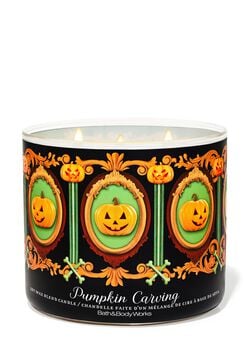 Pumpkin Carving 3-Wick Candle