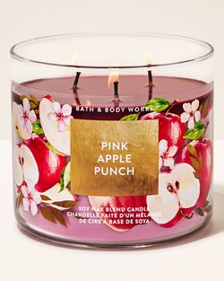 Pink Apple Punch 3-Wick Candle image number null
