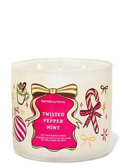 Twisted Peppermint 3-Wick Candle
