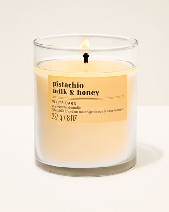 Pistachio Milk & Honey Single Wick Candle Single Wick Candle