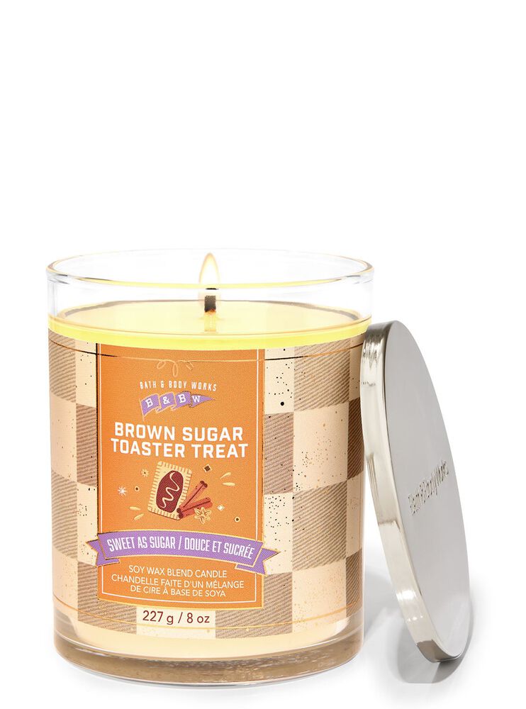 Brown Sugar Toaster Treat Single Wick Candle Single Wick Candle
