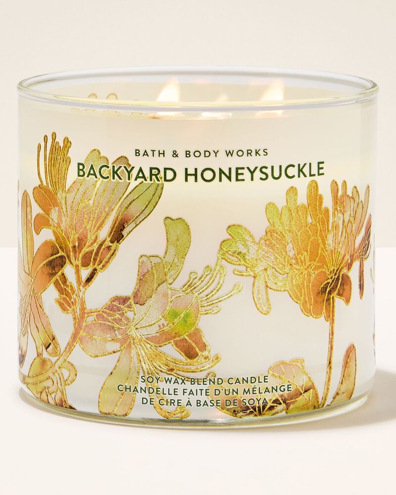 Backyard Honeysuckle 3-Wick Candle 3-Wick Candle