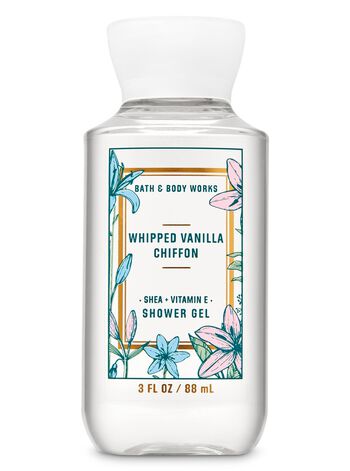Whipped Vanilla Chiffon Travel Size Shower Gel Travel Size Shower Gel