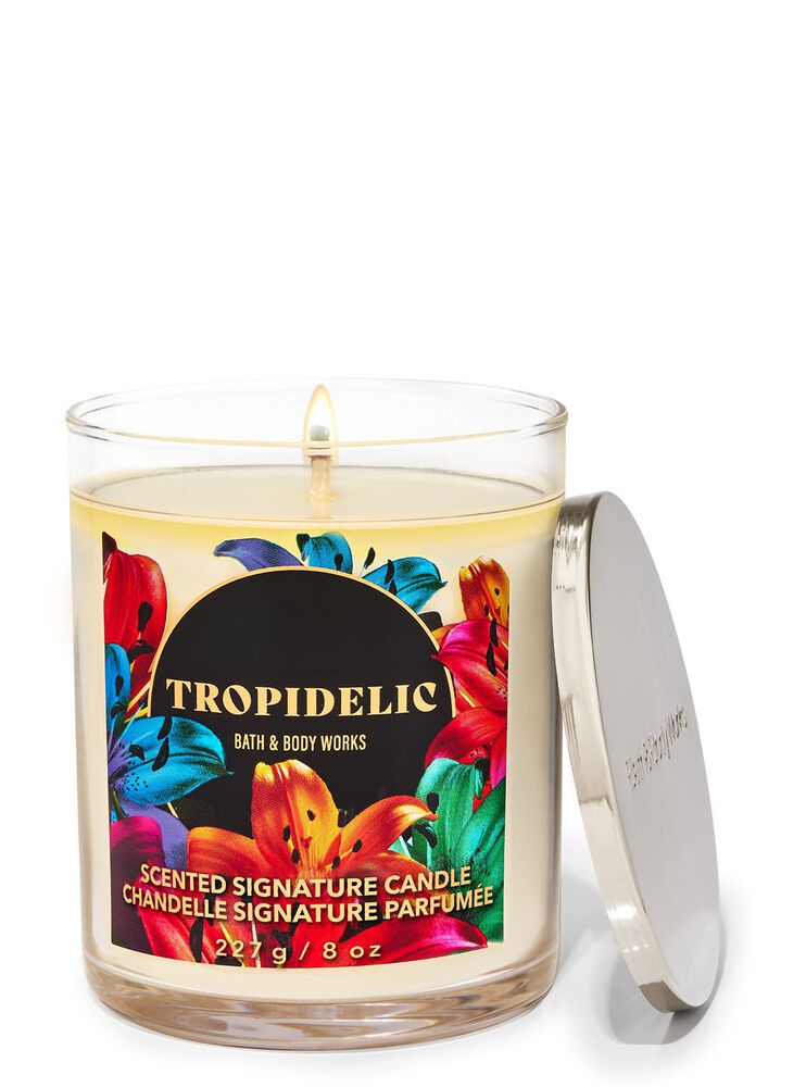 Tropidelic Signature Single Wick Candle Single Wick Candle