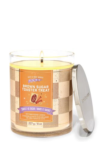 Brown Sugar Toaster Treat Single Wick Candle Single Wick Candle