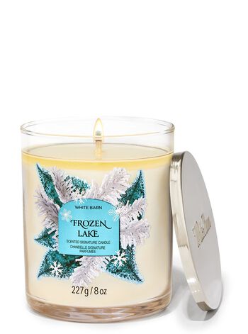 Frozen Lake Signature Single Wick Candle Single Wick Candle